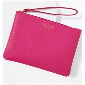 Kate Spade Keaton Vibrant dark magenta Pink Wristlet New without tags